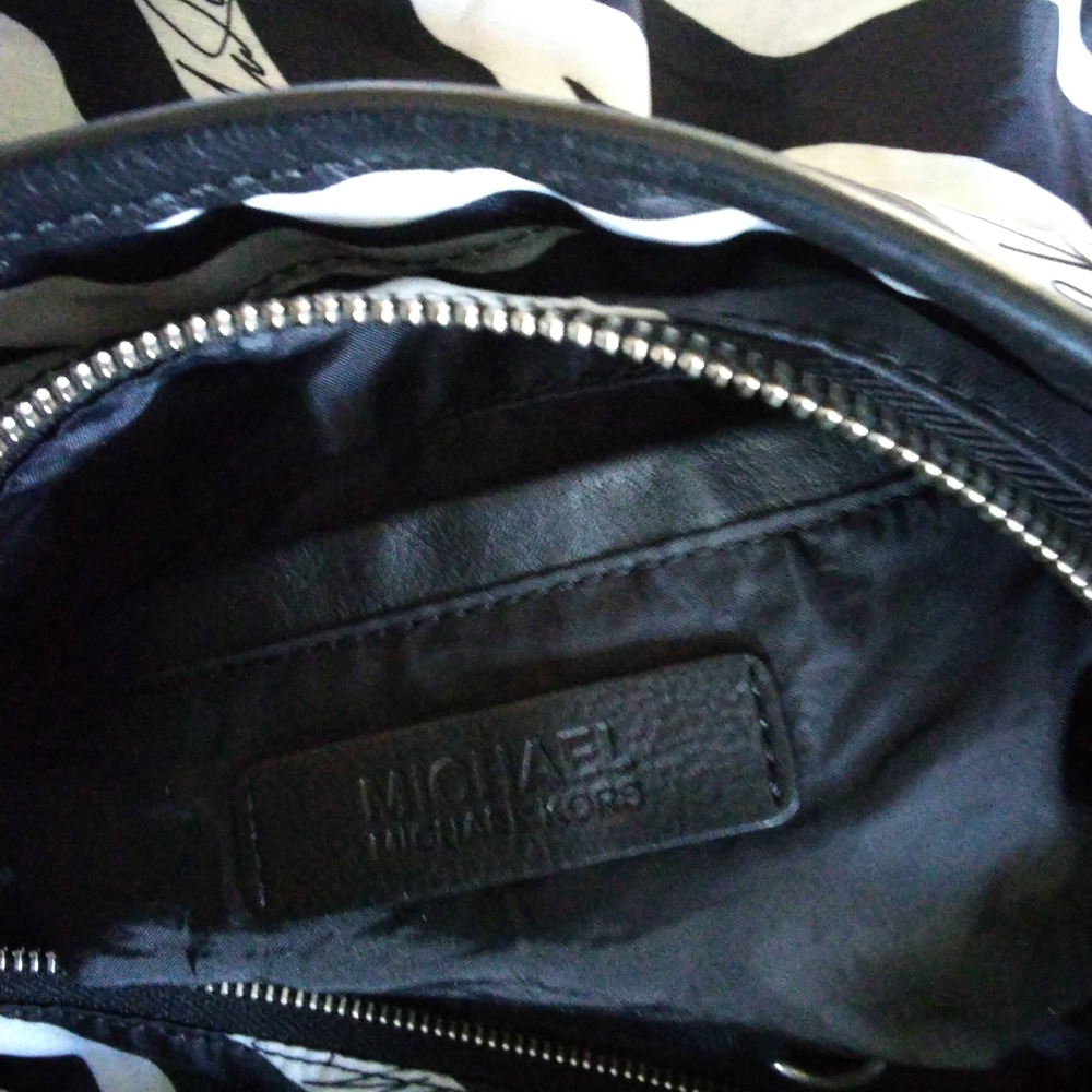 Michael Kors Black and White Zebra Shoulder Bag - Picture 8 of 8